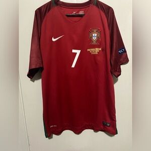Nike Football Soccer Portugal National Team 2016 Home Jersey Men’s Xl